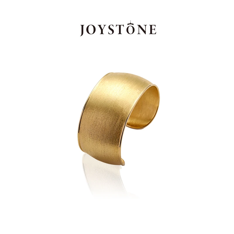 Joystone 铜合金手镯 Dorata 开口宽边手镯