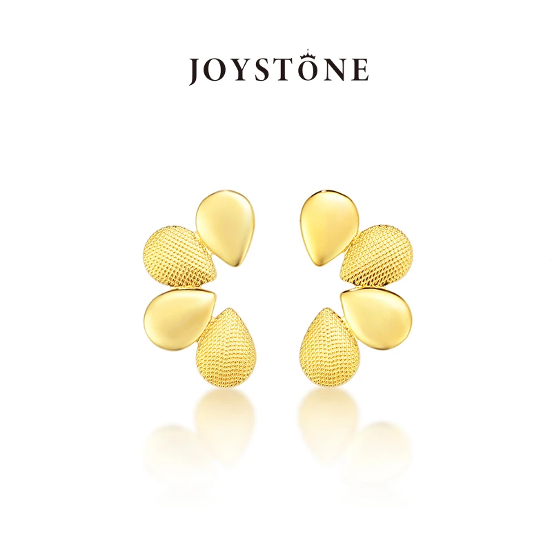 Joystone 铜合金耳饰 意大利宇宙水滴耳钉女小众设计高级感耳环