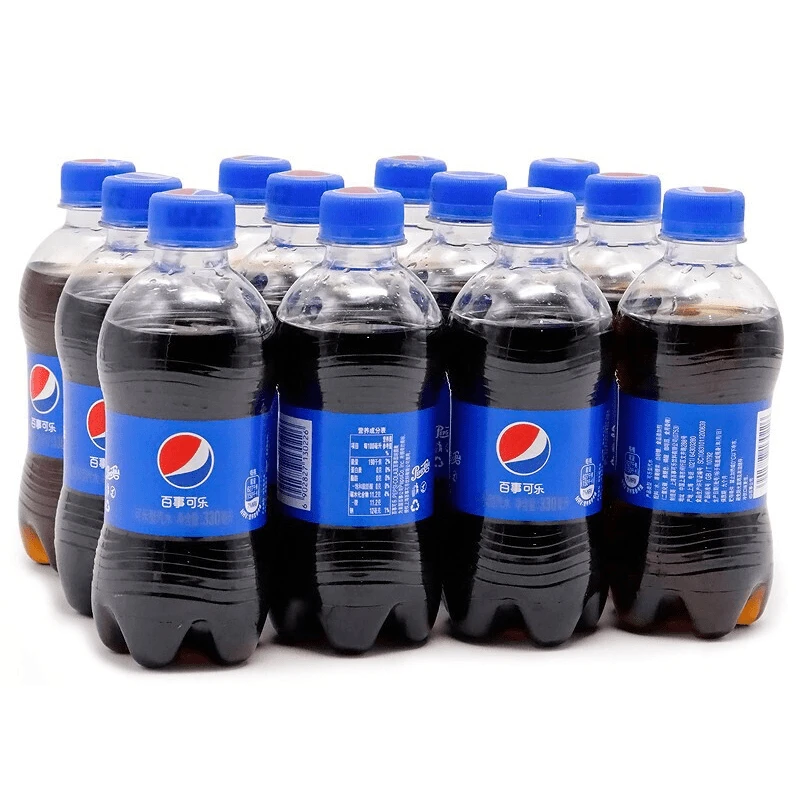 百事可乐300m*6/12瓶碳酸饮料解渴车载小瓶装网红可乐饮料汽水