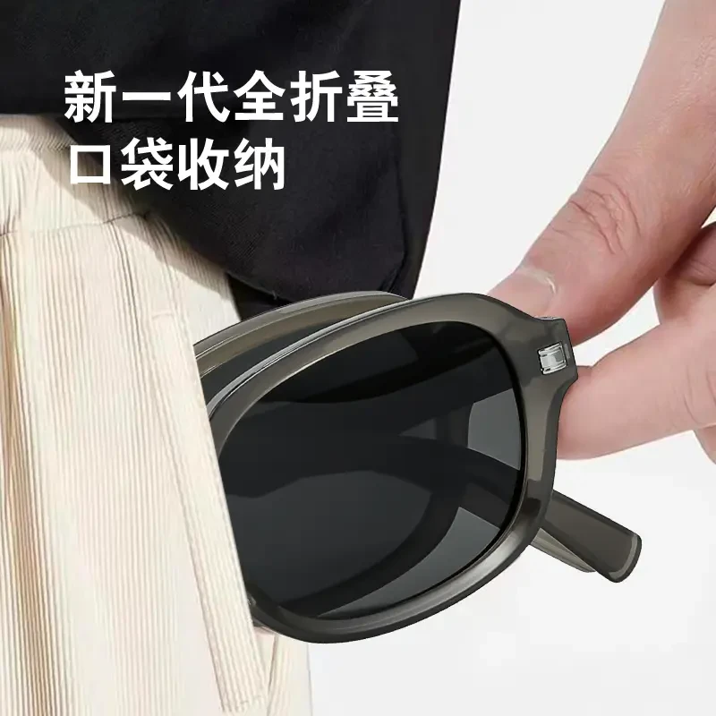 【可折叠墨镜180】网红百搭防紫外线偏光镜遮阳拍照开车时尚太阳镜