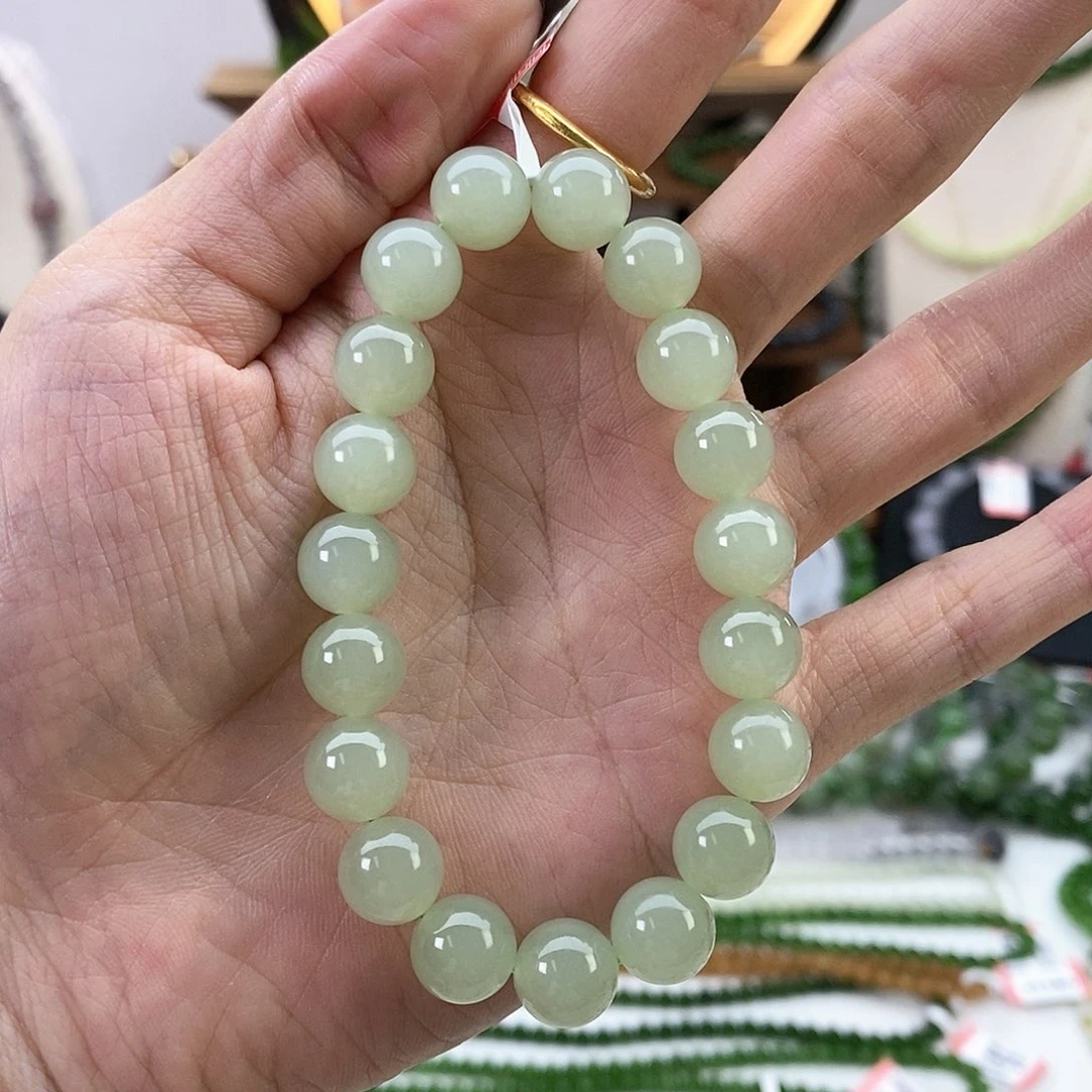 和田玉手串未镶嵌