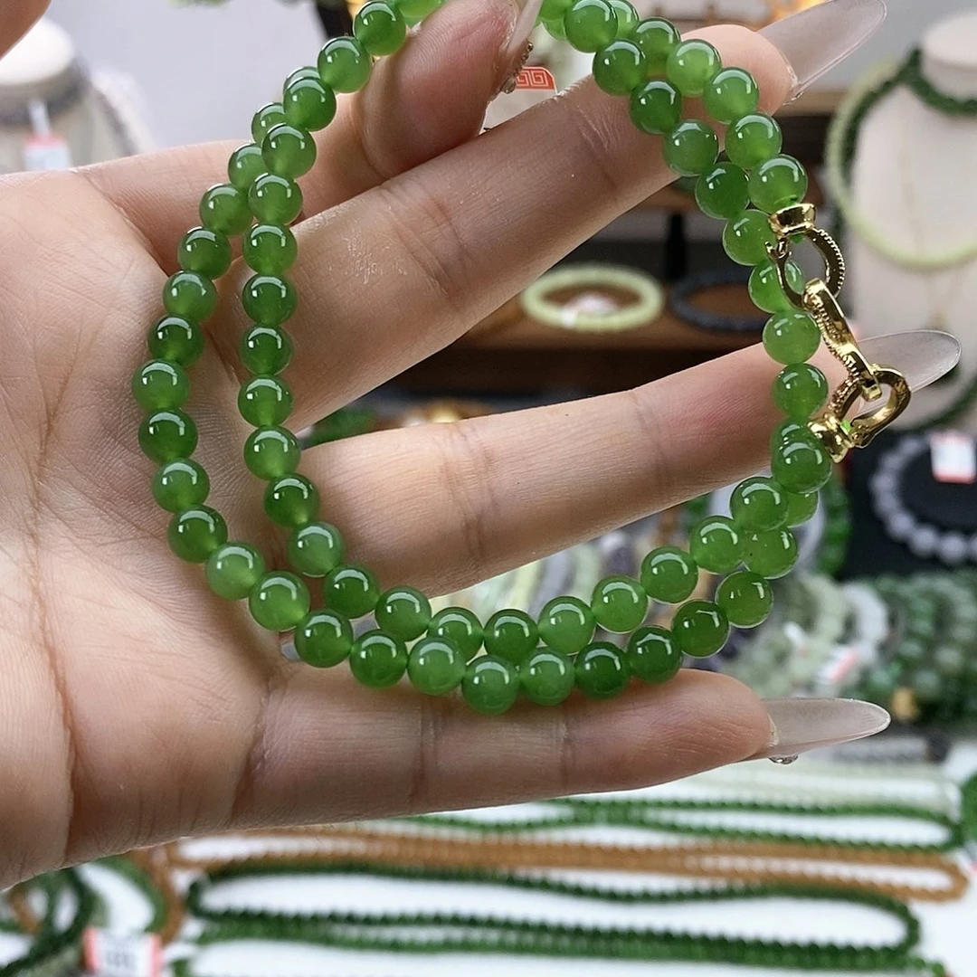 和田玉项链合金项链