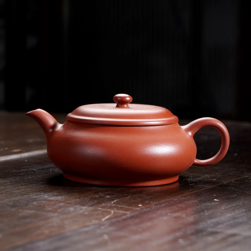 原矿紫砂明炉壶凤鸣壶手工功夫茶具大红袍紫砂壶泡茶壶可养送礼