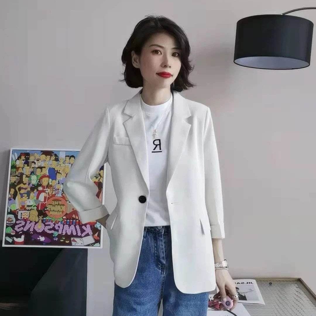韩版休闲宽松显瘦流行西服