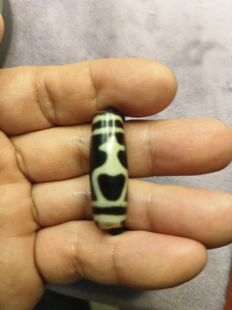 黑白宝瓶锁骨链珠