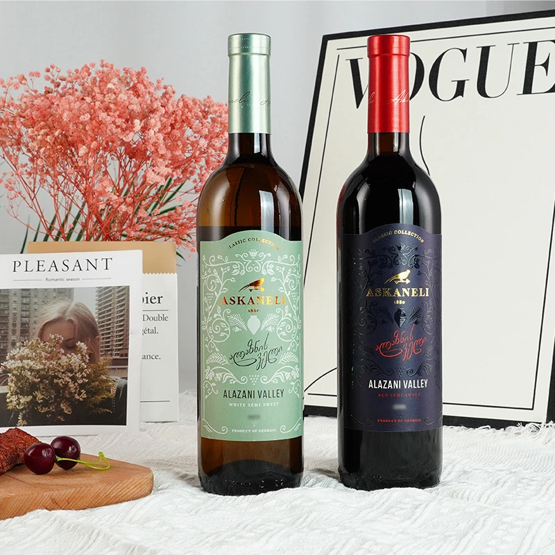 【格鲁吉亚原瓶进口】阿斯卡尼利阿拉扎尼半甜白/半甜红 750ml装