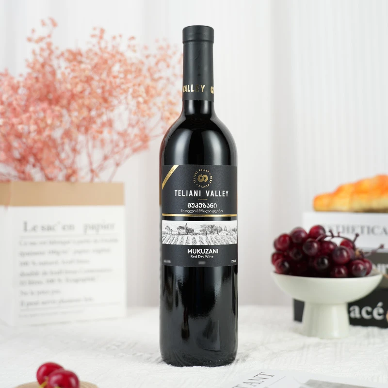 【格鲁吉亚原瓶原装进口红酒】特里阿尼穆库扎尼干红葡萄酒750ml