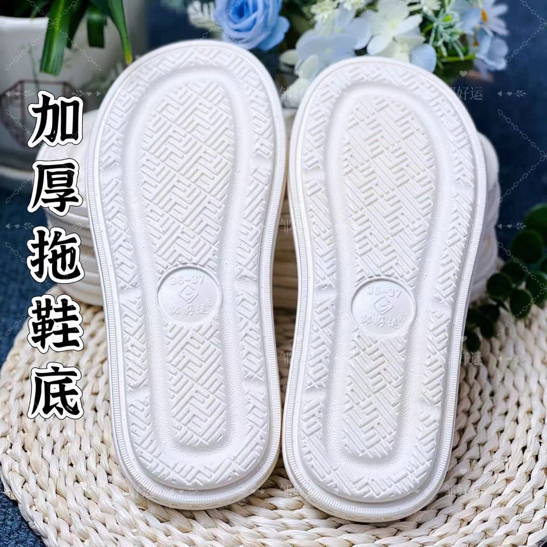 【新款加厚拖鞋底】防滑耐磨柔软舒适手工拖鞋布鞋勃肯鞋半拖厚底