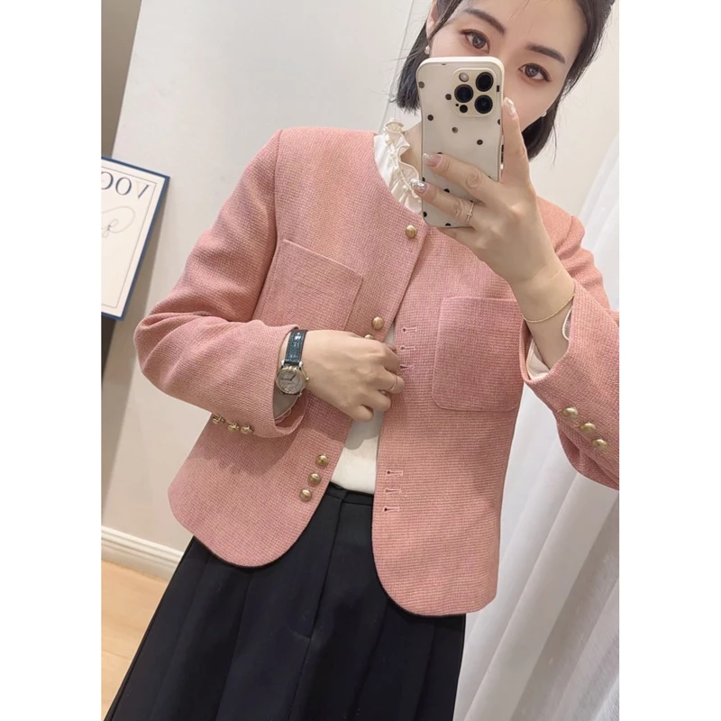 设计感纽扣 经典小香外套