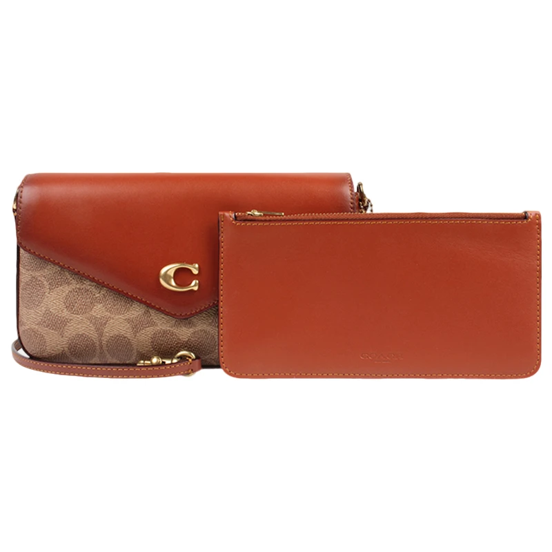 【全套包装】COACH蔻驰 女士经典百搭单肩斜挎信封包