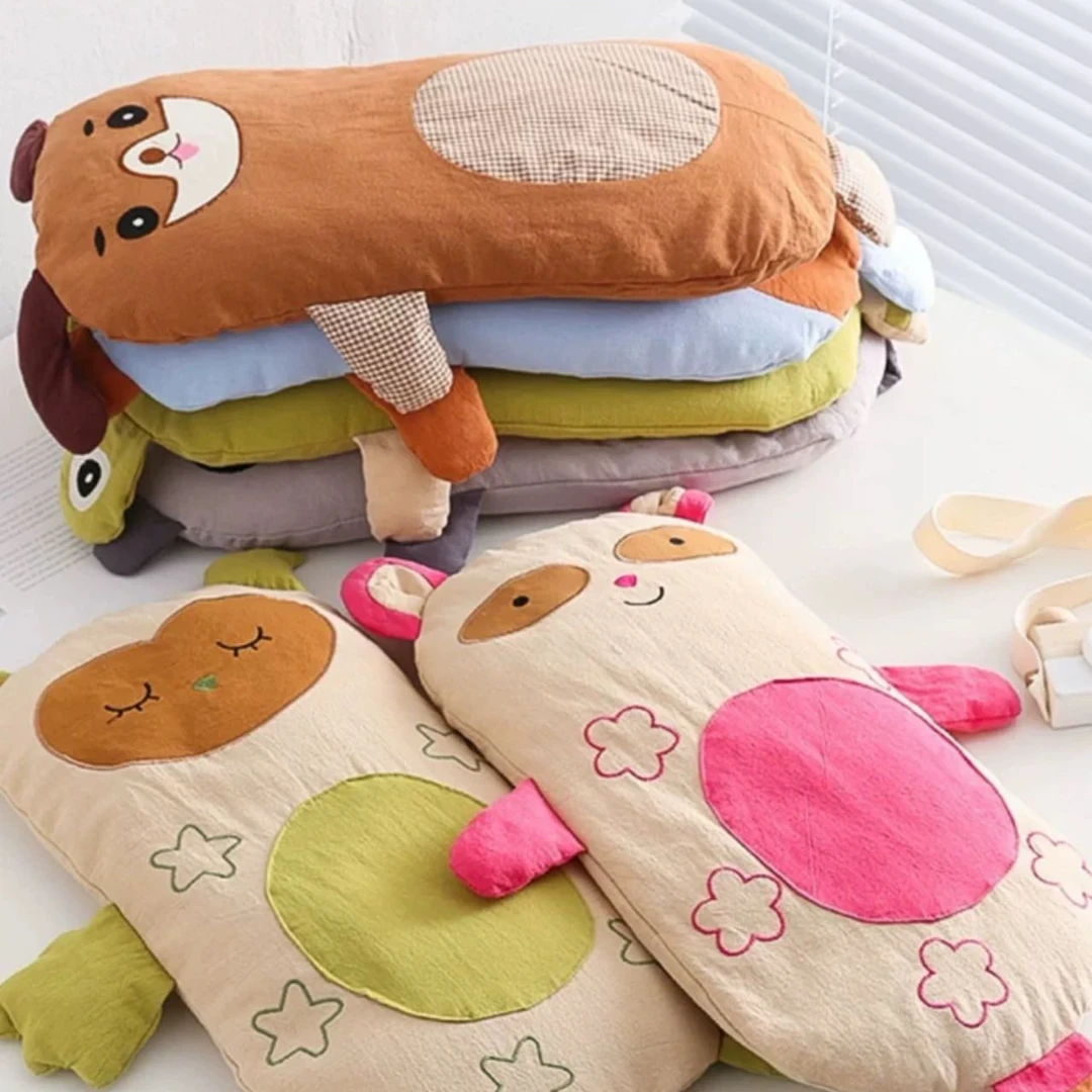 【甜甜家】天然精品玩偶荞麦枕芯一只可拆洗-颜色不挑