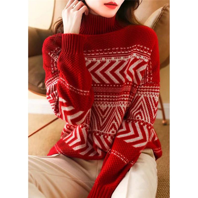 3326气质百搭毛衣套头女新款小个子上衣针织显瘦时尚