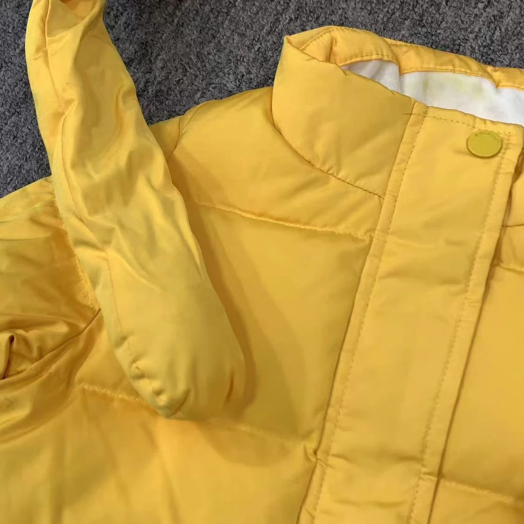 《水孩》中长款羽绒服炫彩黄马卡龙蓝CR205