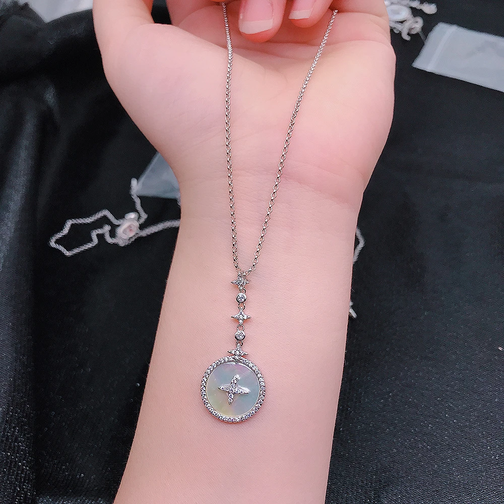 铜合金项链 项链 新款星星吊坠项链-D1029/295