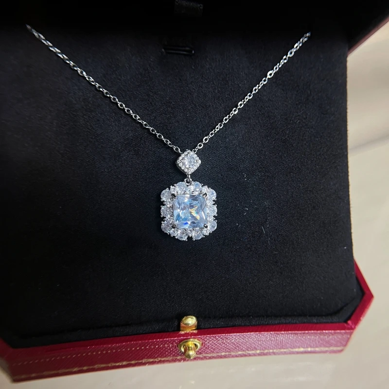 铜合金项链 项链 轻奢气质百搭方形时尚精致项链-816