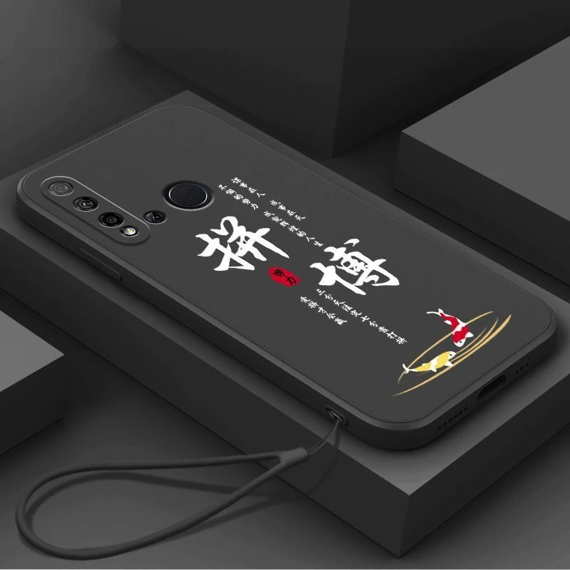 华为Nova5i手机壳GLK-AL00拼搏男女款防摔壳全包软壳软硅胶保护套