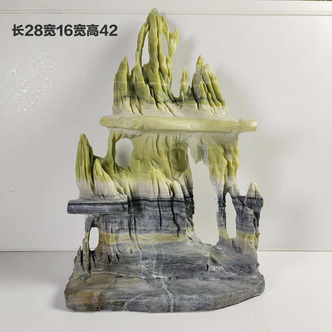正宗灵璧石摆件，山峰摆件，鱼缸造景，景观石，一石成景，太湖石