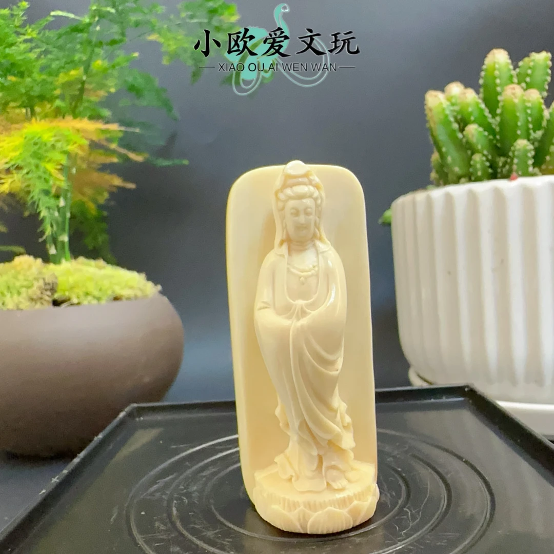 【小欧爱文玩】M1315精品猛犸观音菩萨