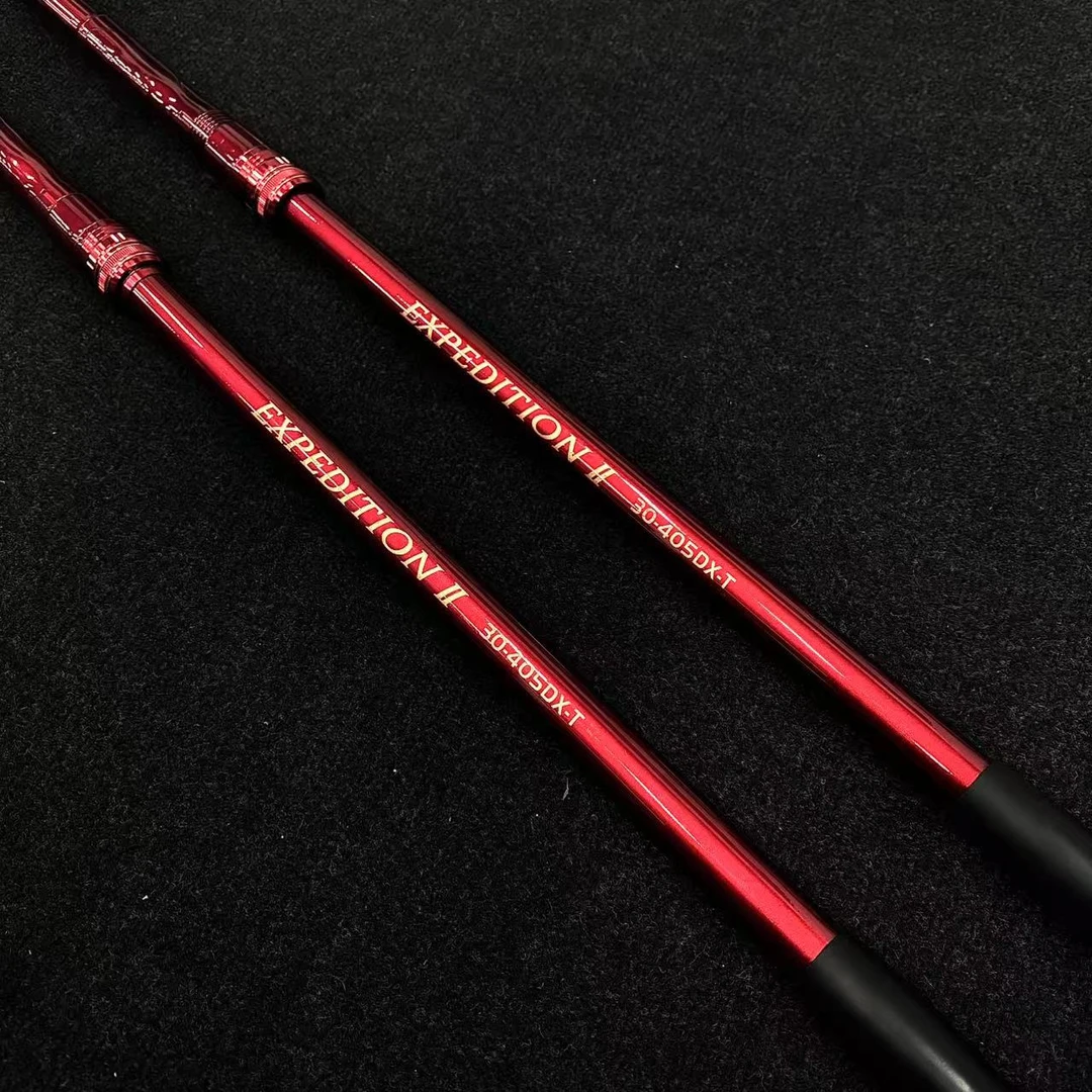 血月伸缩远投海钓竿 红色饵重360克