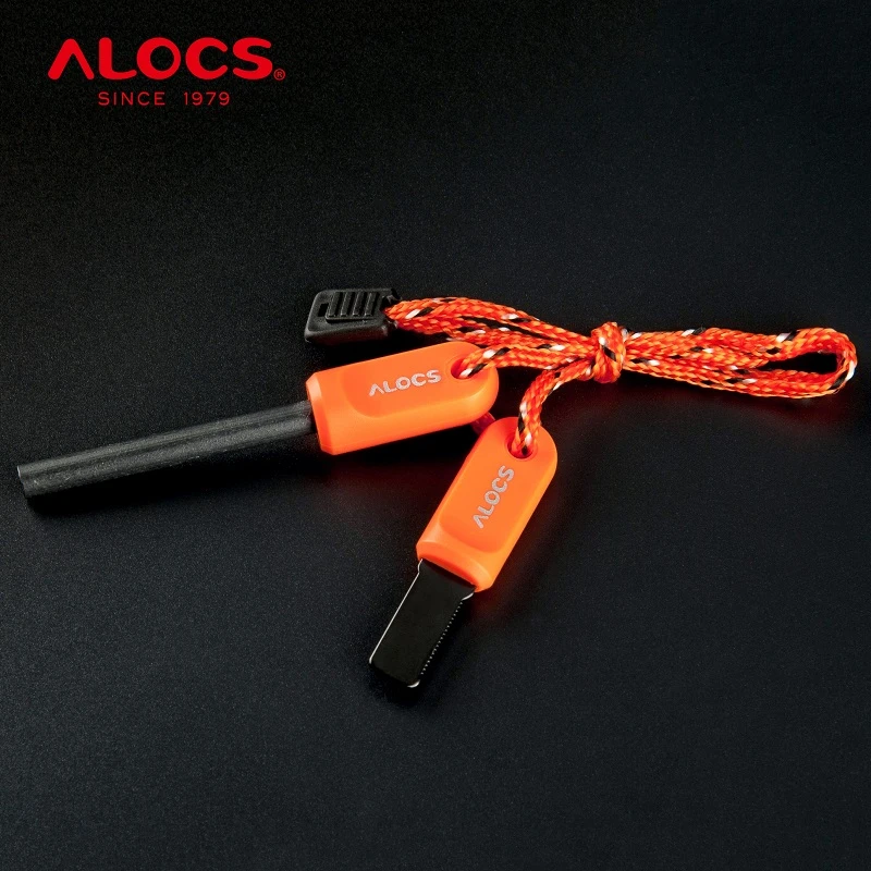 Alocs/爱路客斯巴克打火棒打火石户外镁棒引火便携野外生火装备