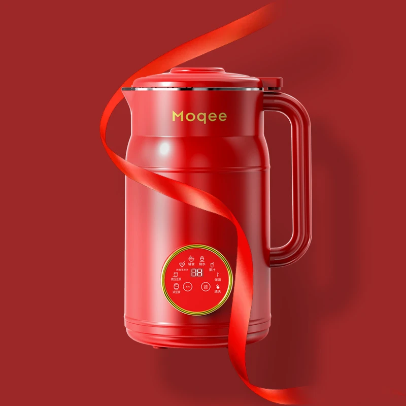 Moqee/摩奇全自动家用豆浆机1.2L大容量1-6人多功能便携破壁机