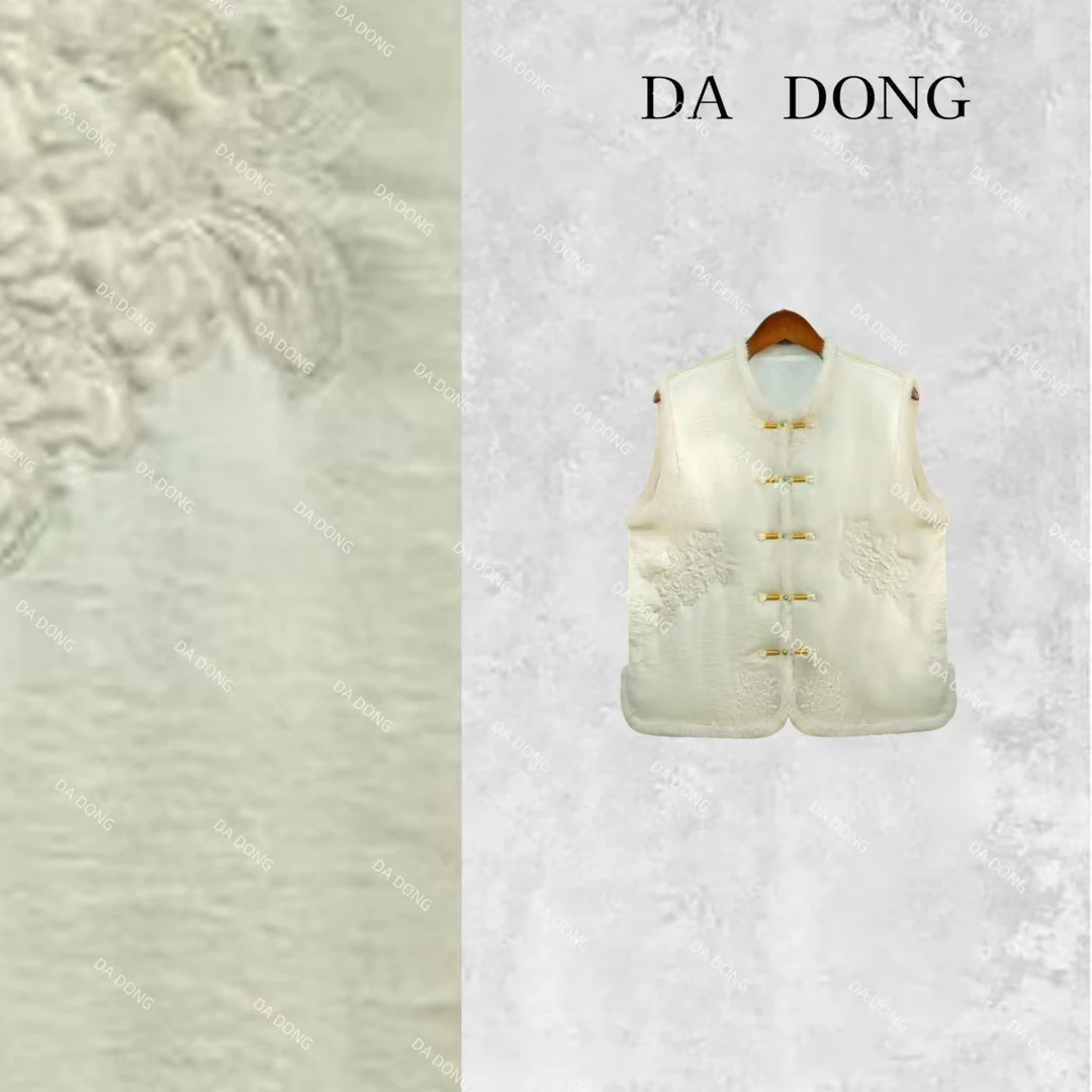 雪见--新中式国风气质女士时尚复古秋冬立领加棉宽松百搭简约马甲