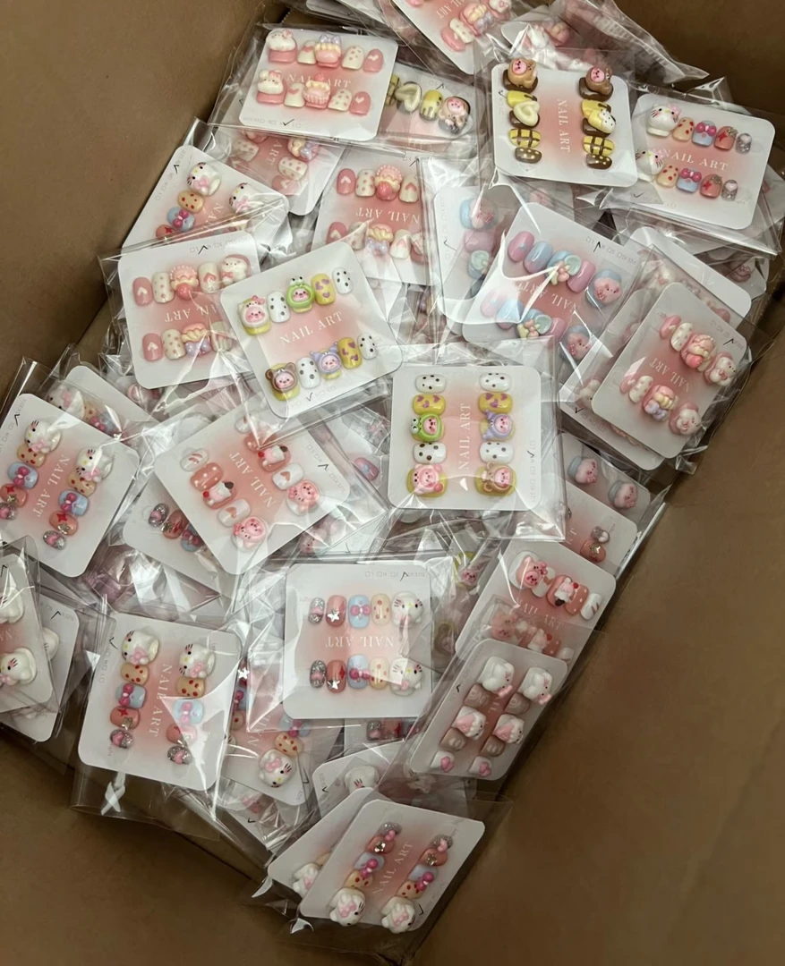 卡通纯手工穿戴甲 /下单备注编号