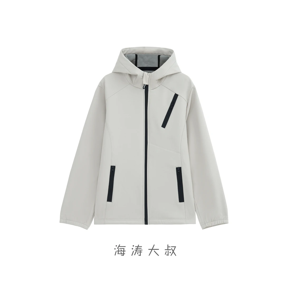 【海涛大叔】三防黑科技加厚加绒软壳冲锋衣外套 WA889