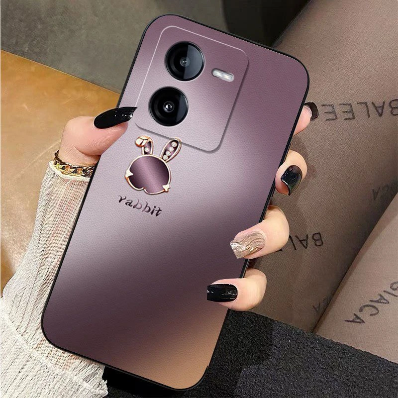 适用于iQOOZ8手机壳新款iQOOZ8X全包硅胶超薄防摔高颜值软壳女壳