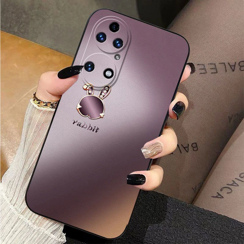 华为P50手机壳新款P50Pro全包软硅胶P50e超薄防摔高级感网红女壳