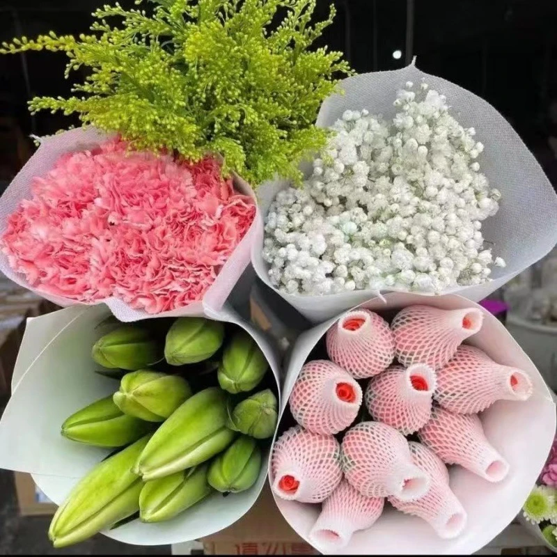 向日葵百合玫瑰花束云南昆明基地现采鲜花直发新鲜花束包邮混装