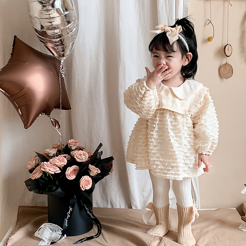 H1169婴儿连体衣秋装女宝衣服新生儿公主包屁衣满月百日周岁礼服