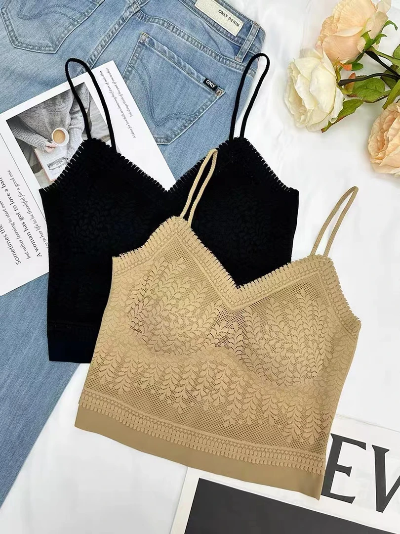 新款蕾丝百搭舒适美背680