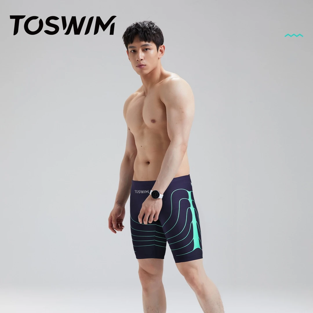 泳镜侠推荐！【TOSWIM泳裤】男款大码防尴尬专业训练游泳冲浪五分