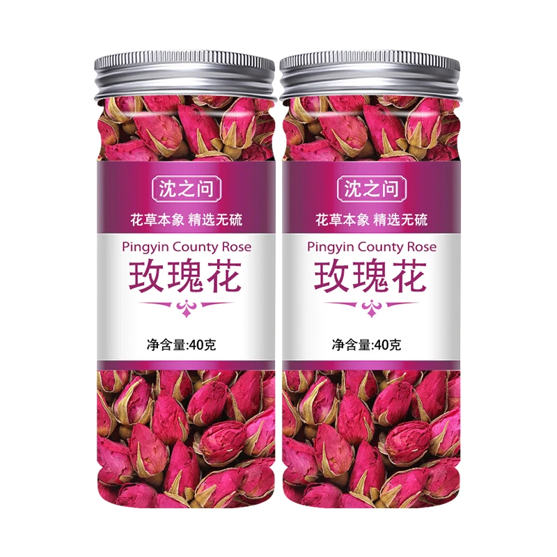 精选玫瑰花茶 精选平阴玫瑰花茶 搭红枣养生茶 独立罐装