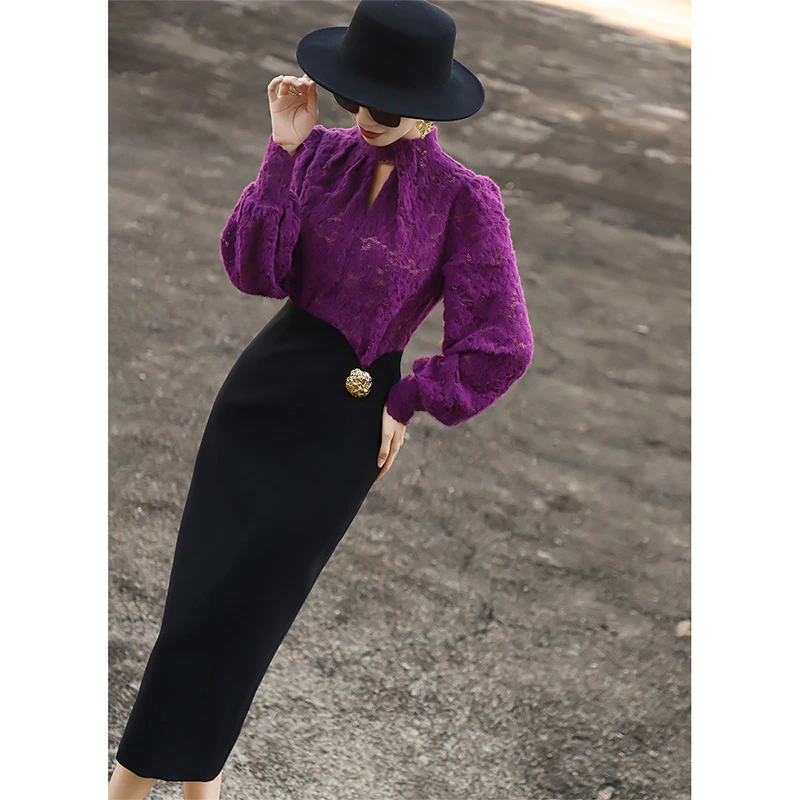 MEXCOCO兰瑟儿气质连衣裙M3WL9115