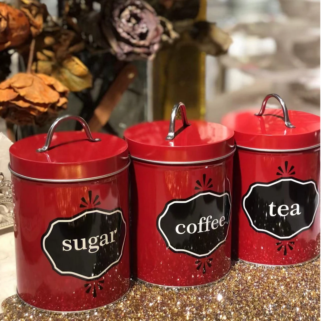 新疆包邮不锈钢咖啡茶叶收纳密封罐家用奶粉罐防潮储物罐带盖