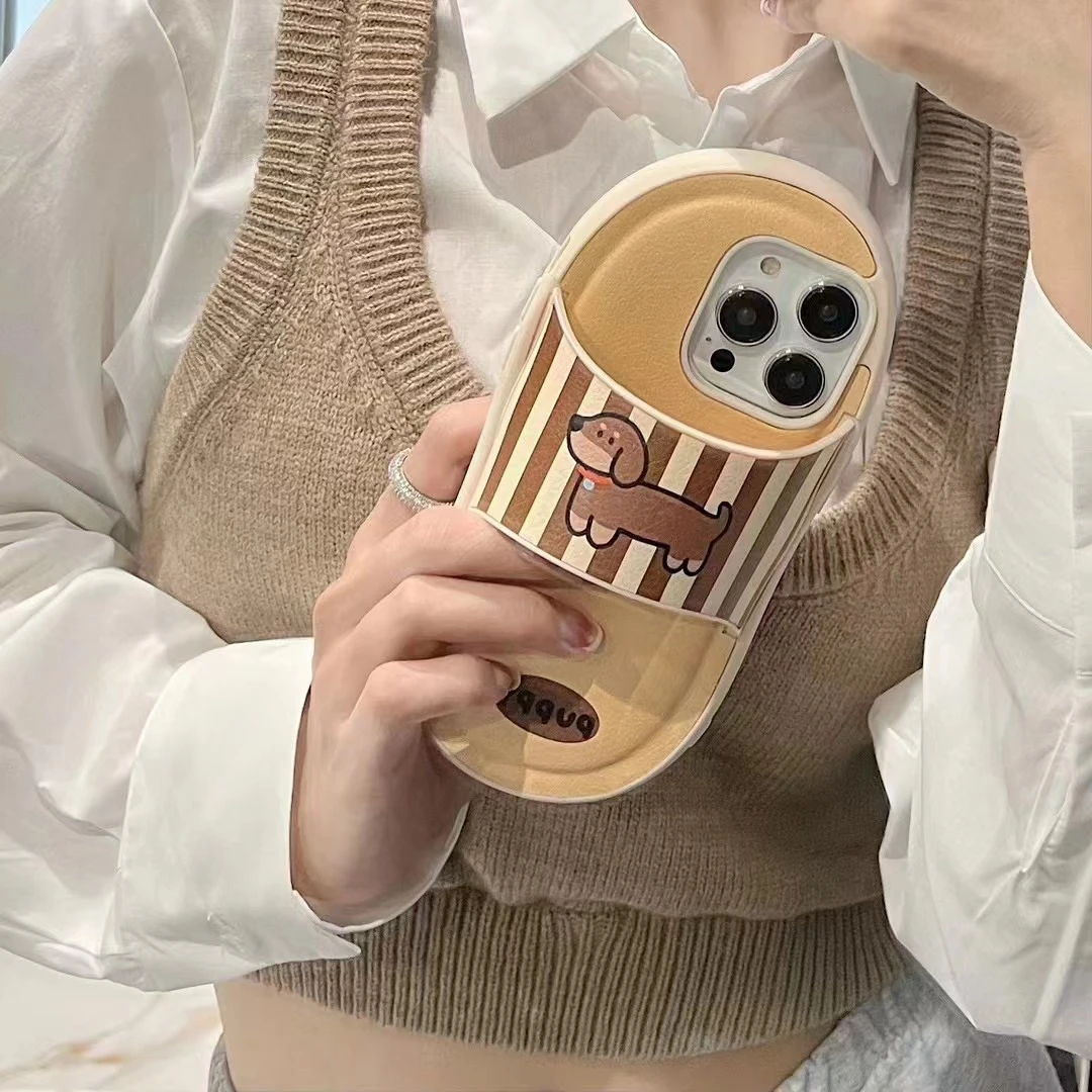适用于苹果16搞怪iphone16小众15pro拖鞋苹果14手机壳新款硅胶