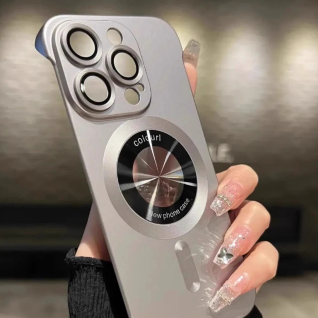 适用于苹果16promax手机壳无边框15超薄磁吸14pro带镜头膜13高级