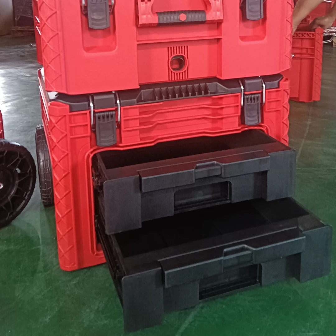 抽屉款拉杆箱5件套工具箱收纳收纳箱多功能大容量工具收纳箱