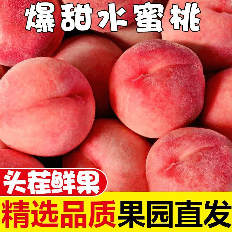 【普通快递】山西春美水蜜桃露天新鲜水果当季非脆桃成熟变软