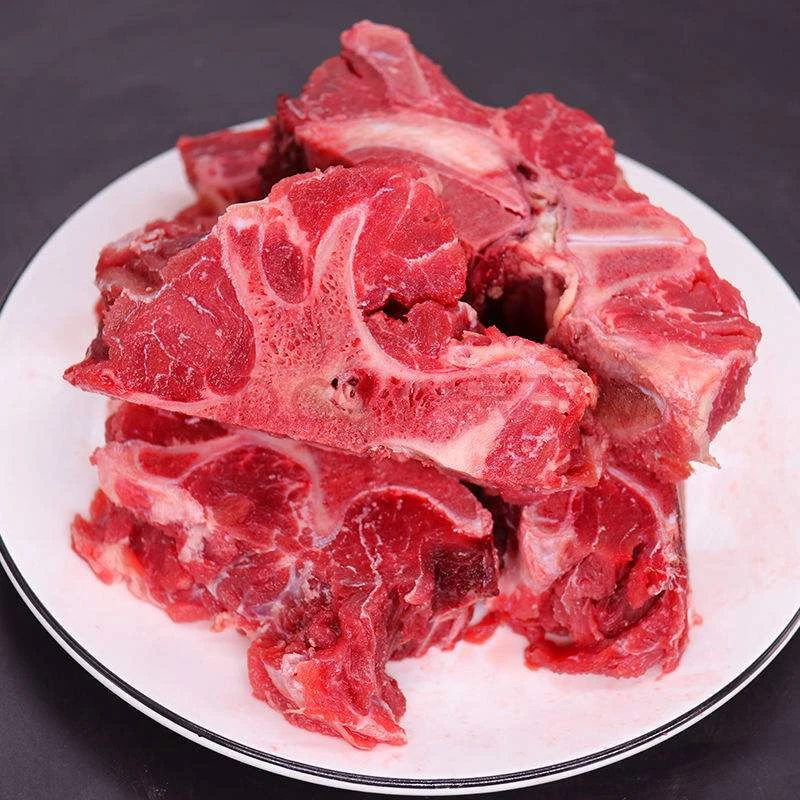 国华原切满肉牛脖骨4斤起