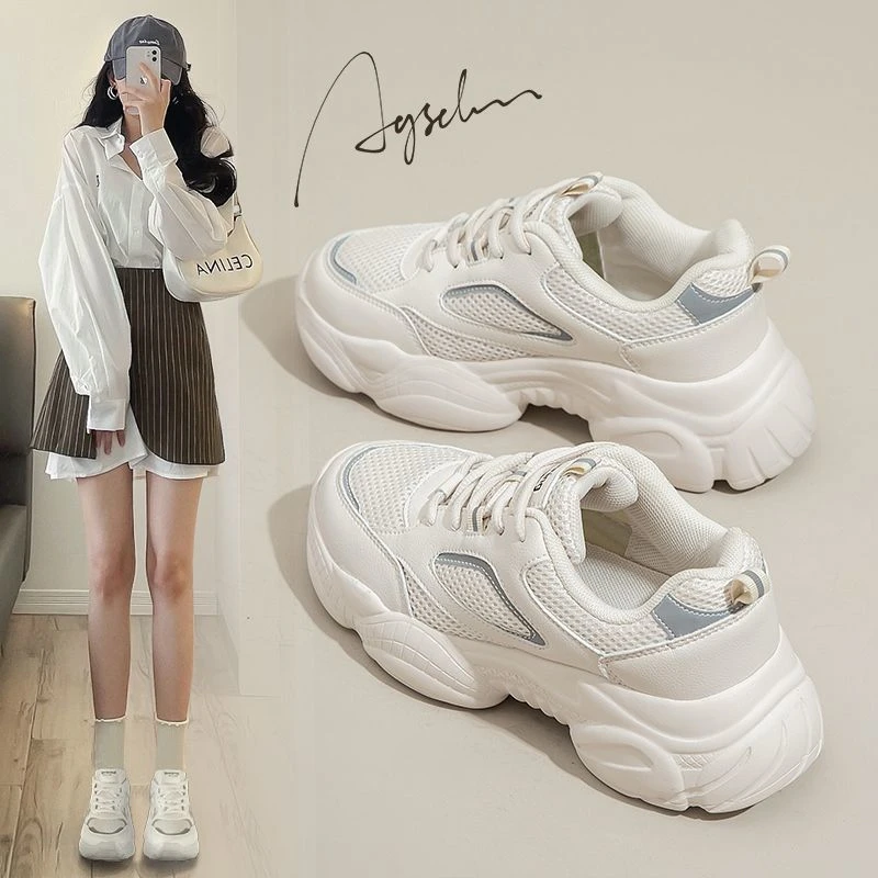奥古狮登D老爹鞋女2025新款秋季爆款百搭ins潮流运动休闲小白鞋