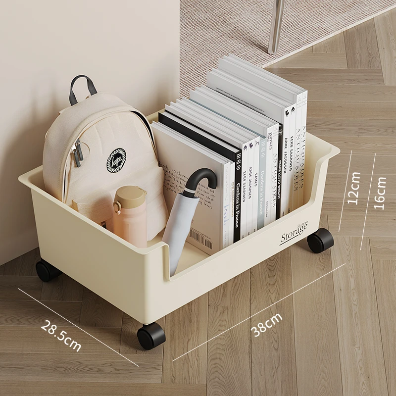 移动书本收纳盒学生儿童牛津树绘本书包置物透明书架储物整理神器