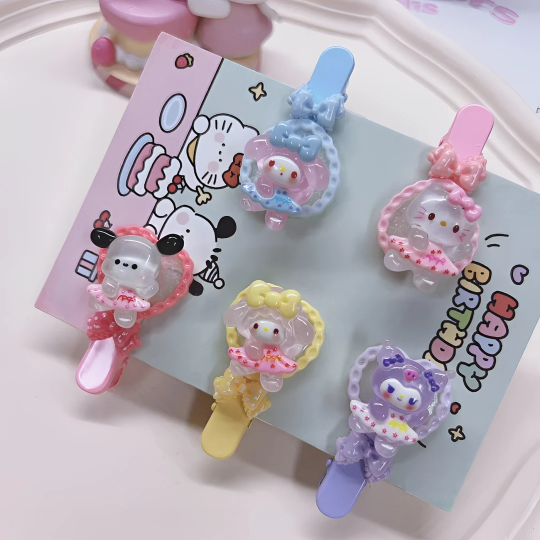 卡通爱心仙女棒旋转发卡发绳ins可爱刘海小夹子甜美小女孩发夹