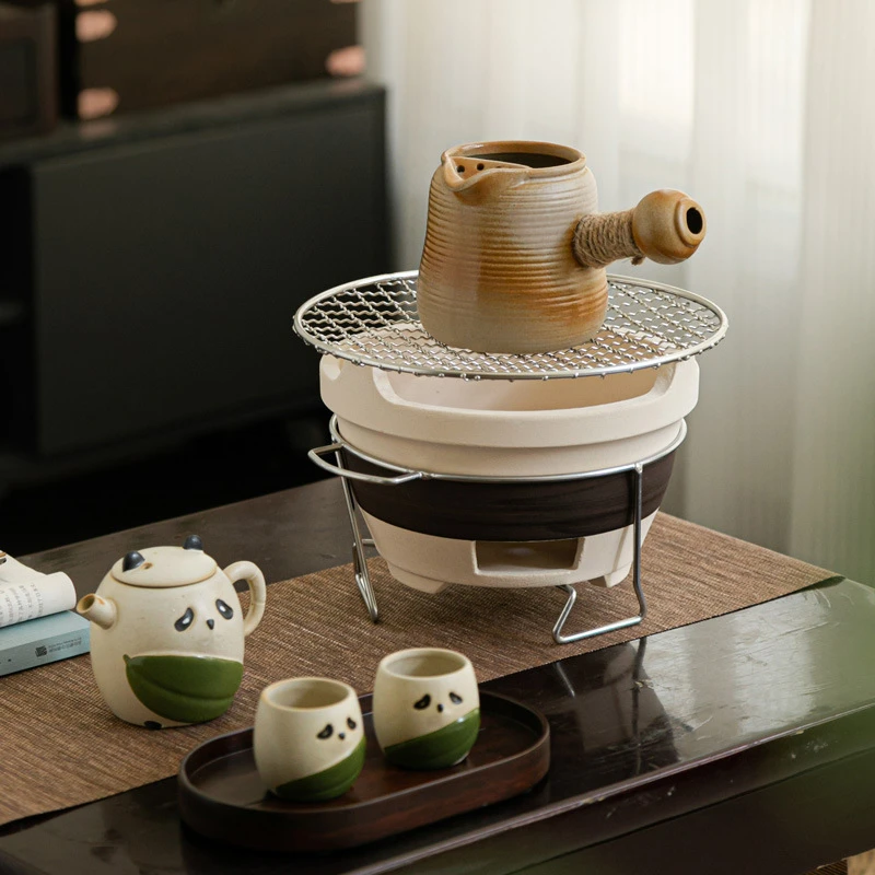 JY老式烧烤炉围炉煮茶家用室内打边炉烤火炉子木炭泥炉户外碳炉