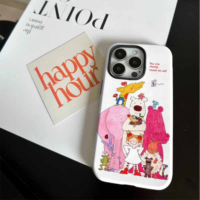 COCO酱和朋友们菲林二合一适用苹果17/16promax手机壳15/14保护套