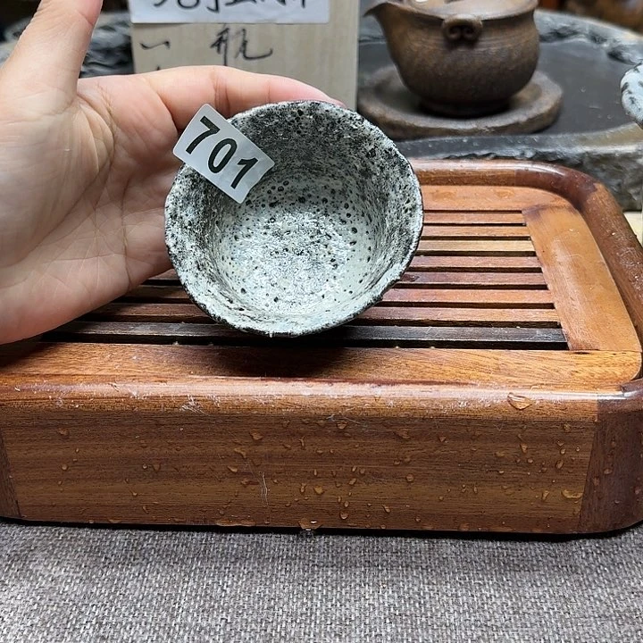 纯手工制作粗陶茶具