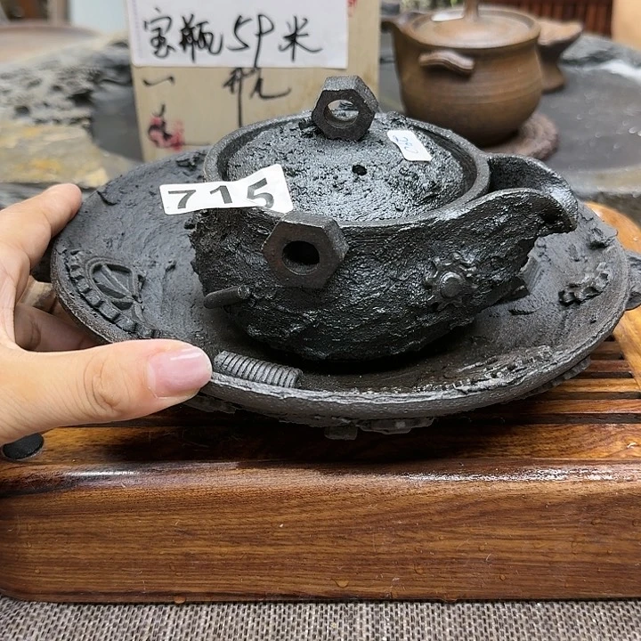 纯手工制作粗陶茶具曹****)