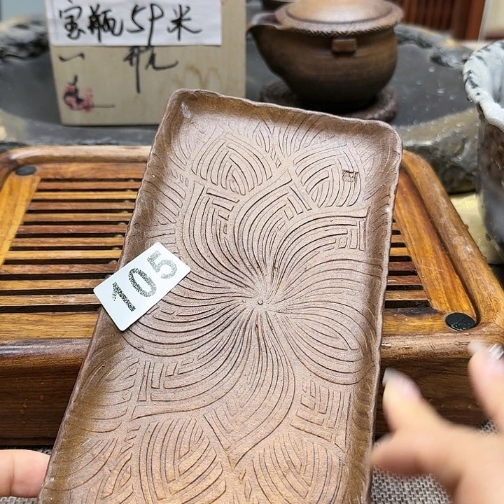 纯手工制作粗陶茶具